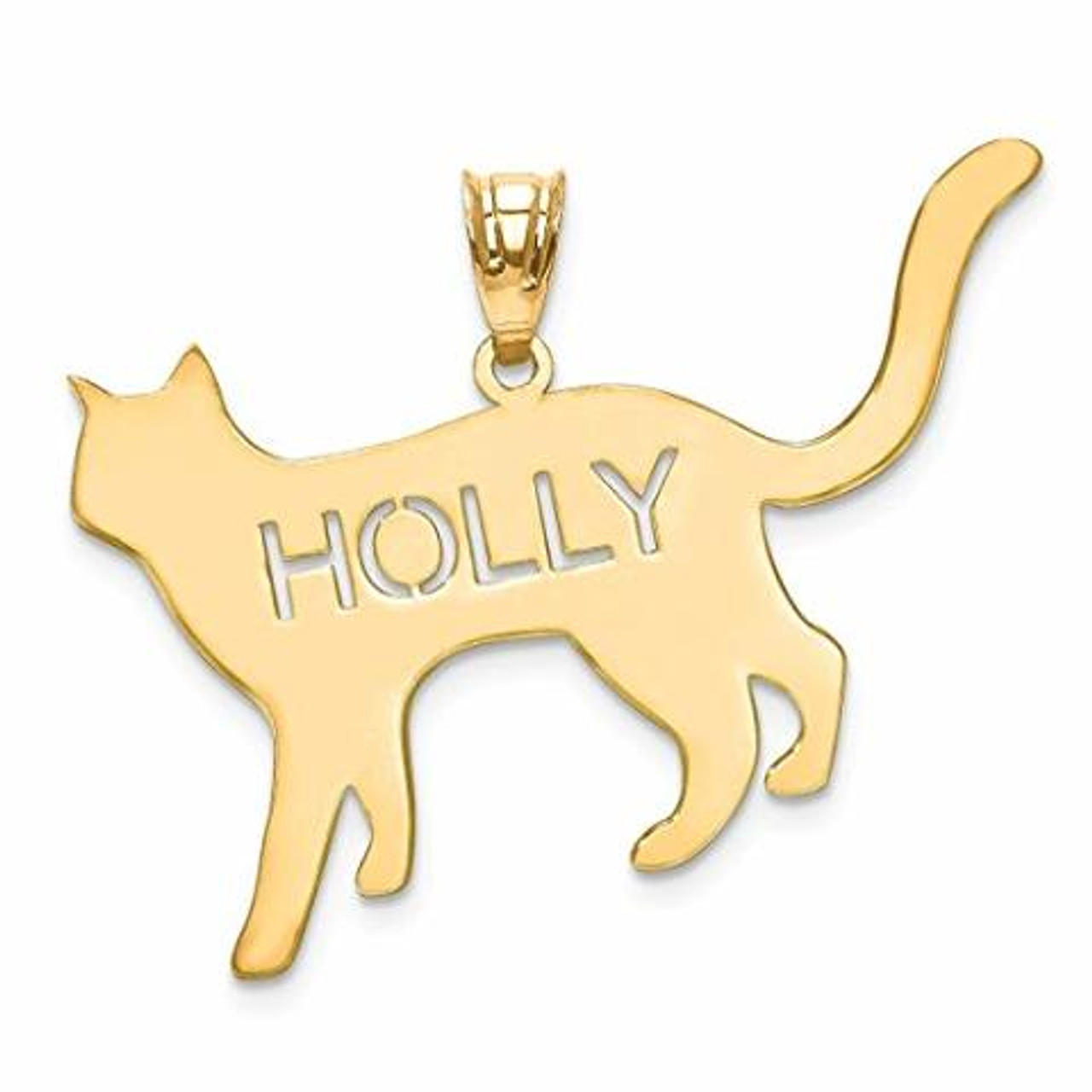Dog and Cat Silhouette Necklace Dog and Cat Charm Dog 