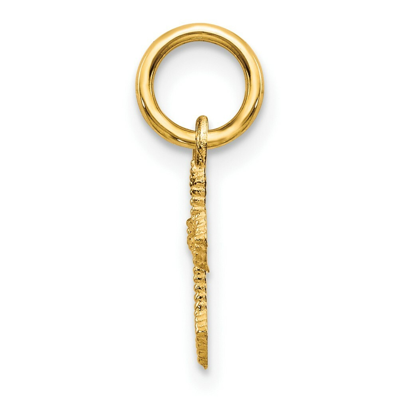 10K Yellow Gold Cross Charm - (A86-640)