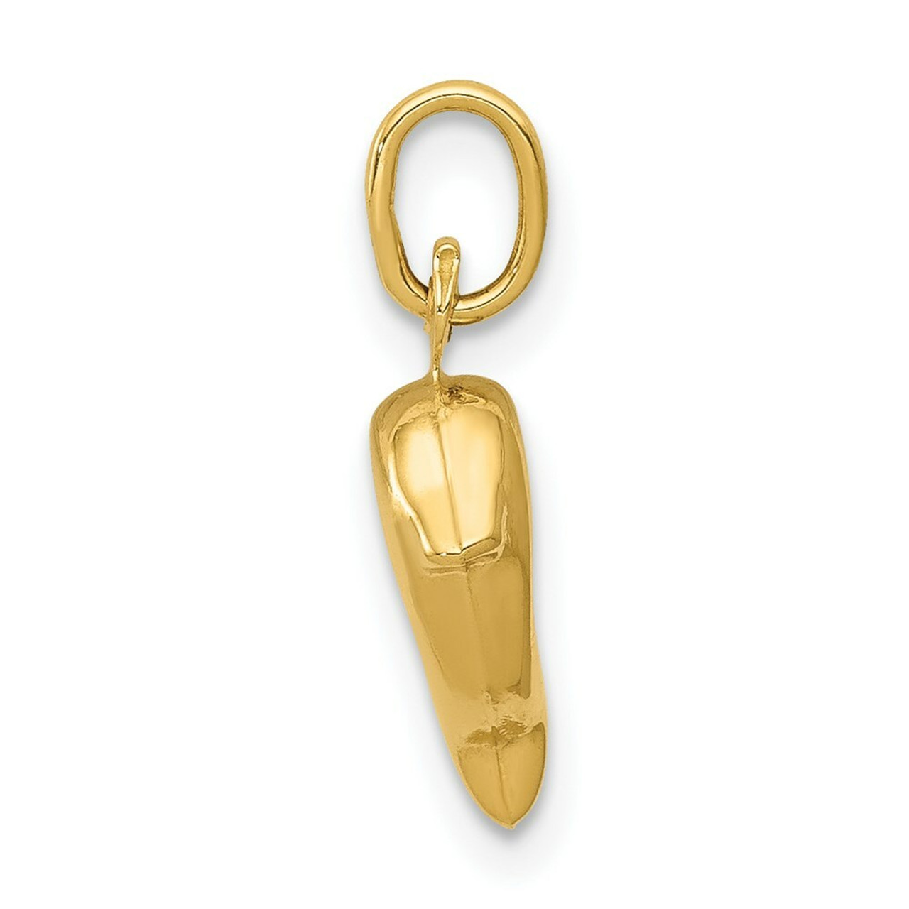 14K Yellow Gold Dolphin Charm - (A86-897)