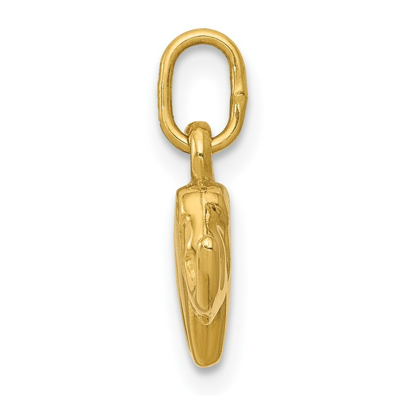 14K Yellow Gold Elephant Charm - (A83-239)