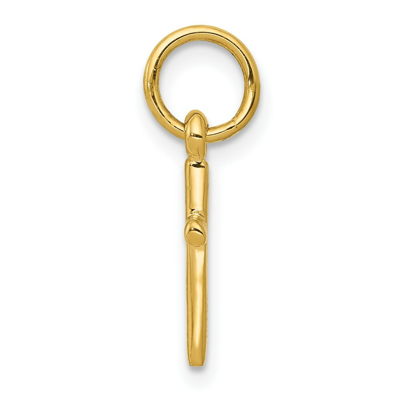 14K Yellow Gold Small Cross Charm - (A84-684)