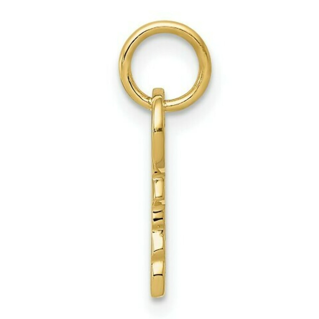 14K Yellow Gold Small Key Charm - (A84-942)