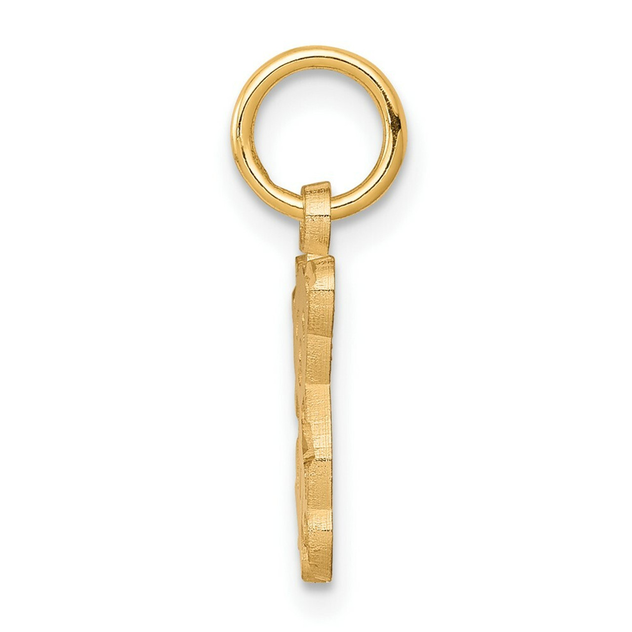 10K Yellow Gold Teddy Bear Charm - (A86-647)