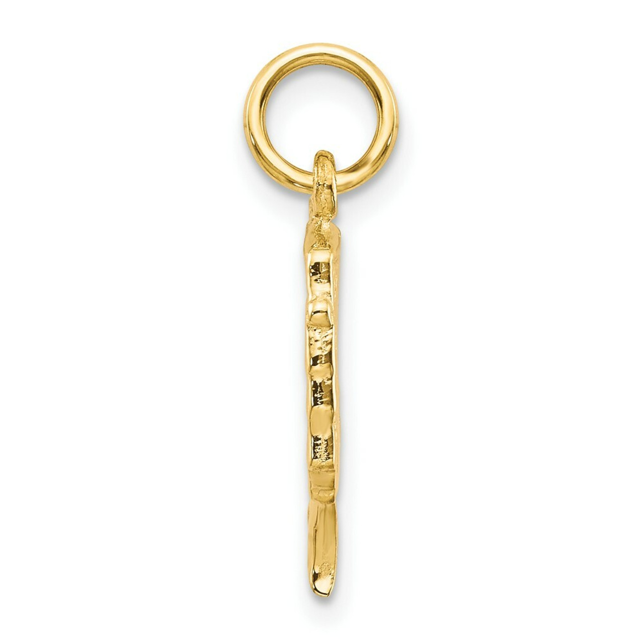 10K Yellow Gold Solid Bust of Nefertiti Charm - (A86-692)