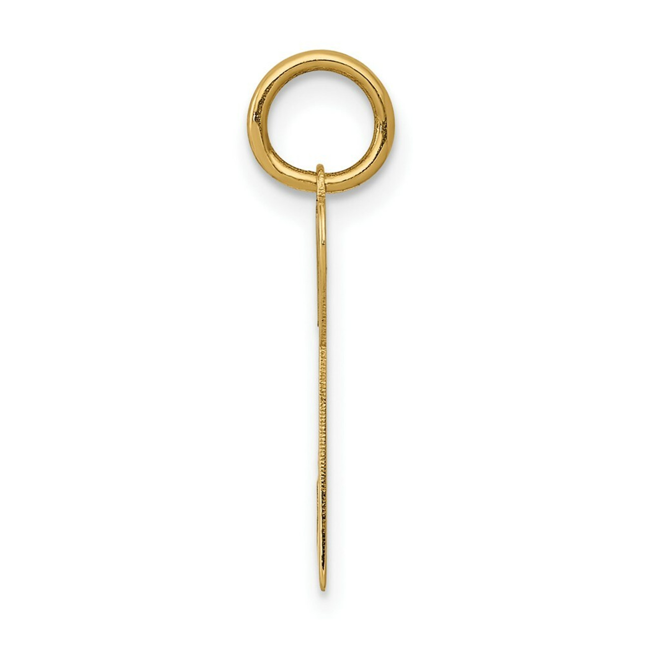 14K Yellow Gold Heart-Shaped Key Charm - (A98-948)