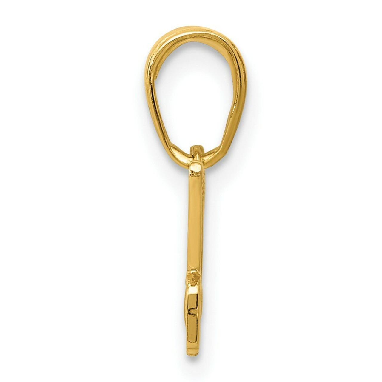 14K Yellow Gold Cut-Out Butterfly Pendant - (A83-195)
