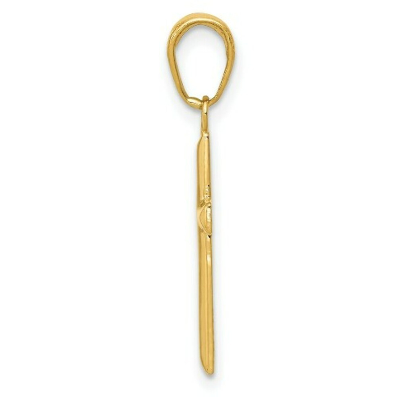 14K Yellow Gold Small Cross Pendant - (A86-538)