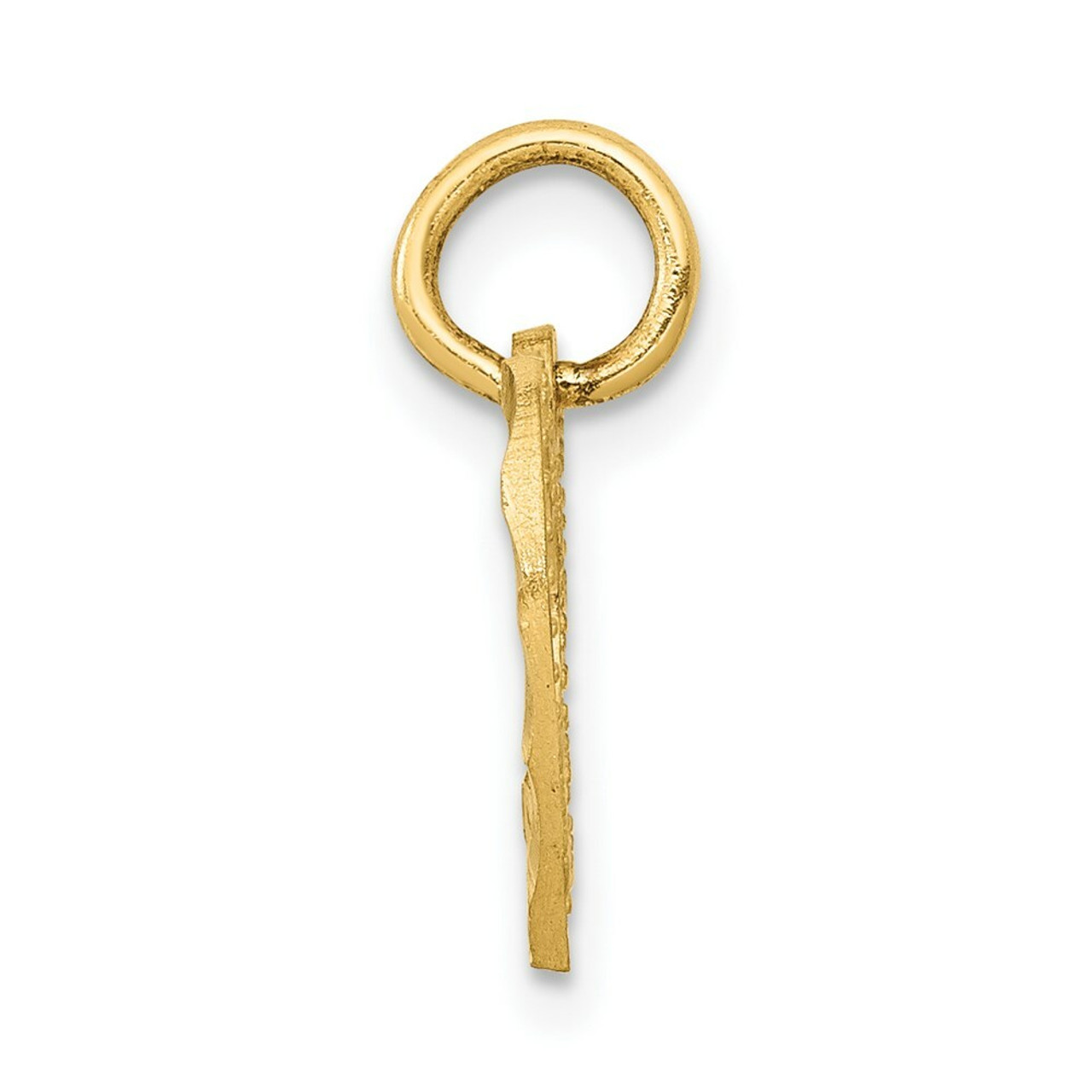 14K Yellow Gold Double Heart Charm - (A86-811)