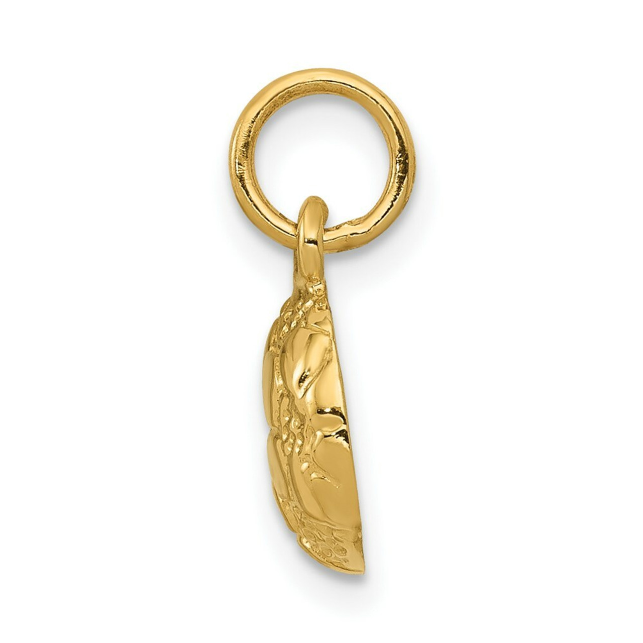 14K Yellow Gold Soccer Ball Charm - (A83-839)