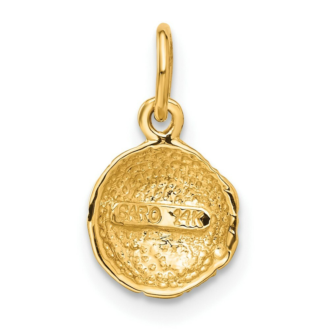 14K Yellow Gold Soccer Ball Charm - (A83-839)