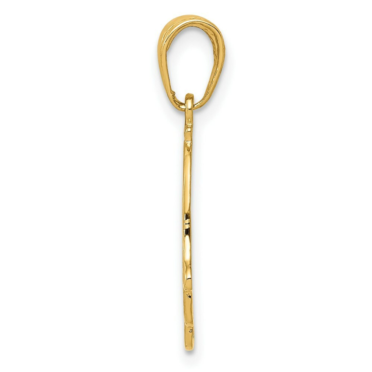 14K Yellow Gold Chamseh Pendant - (A84-545)