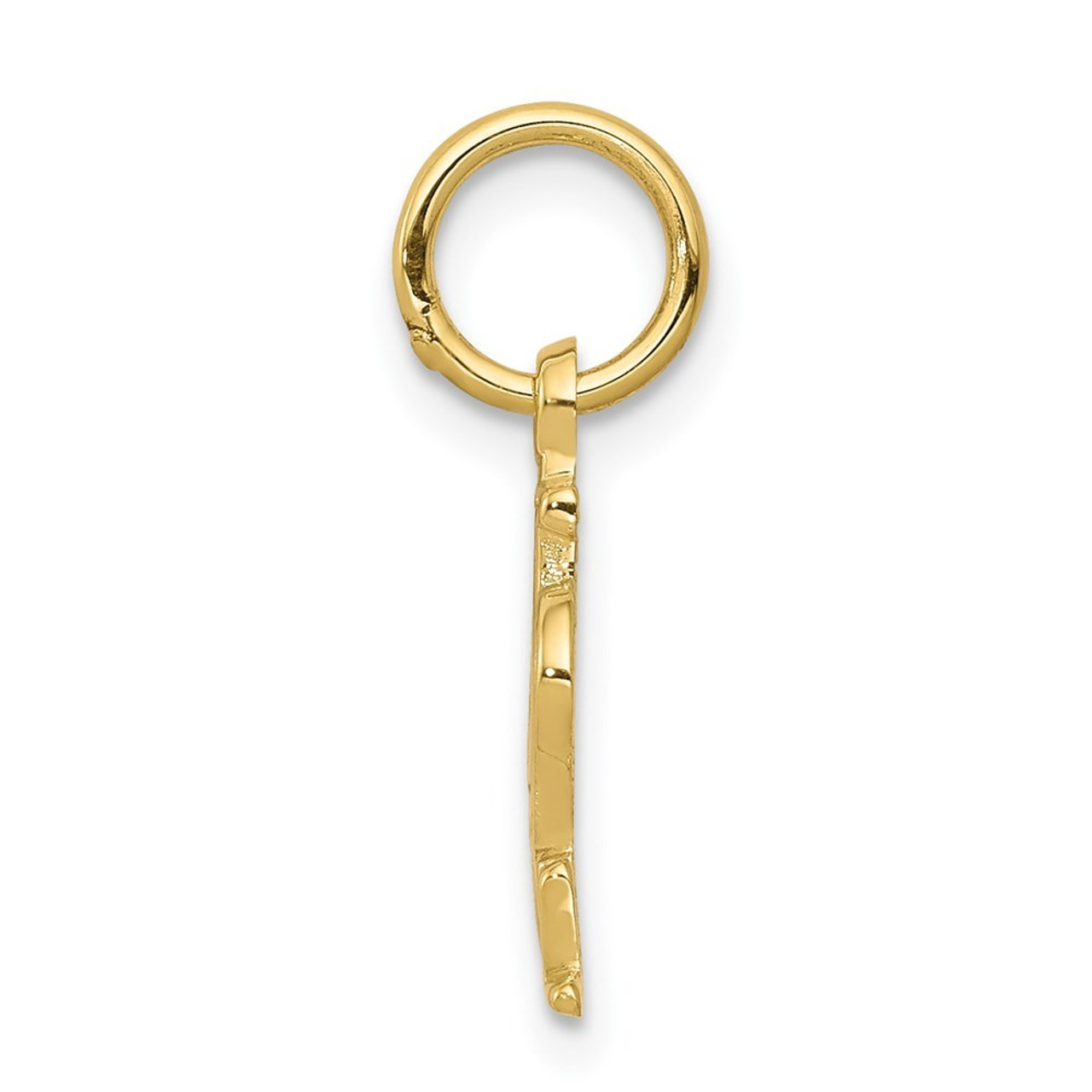 10K Yellow Gold Football Charm - (A86-718)