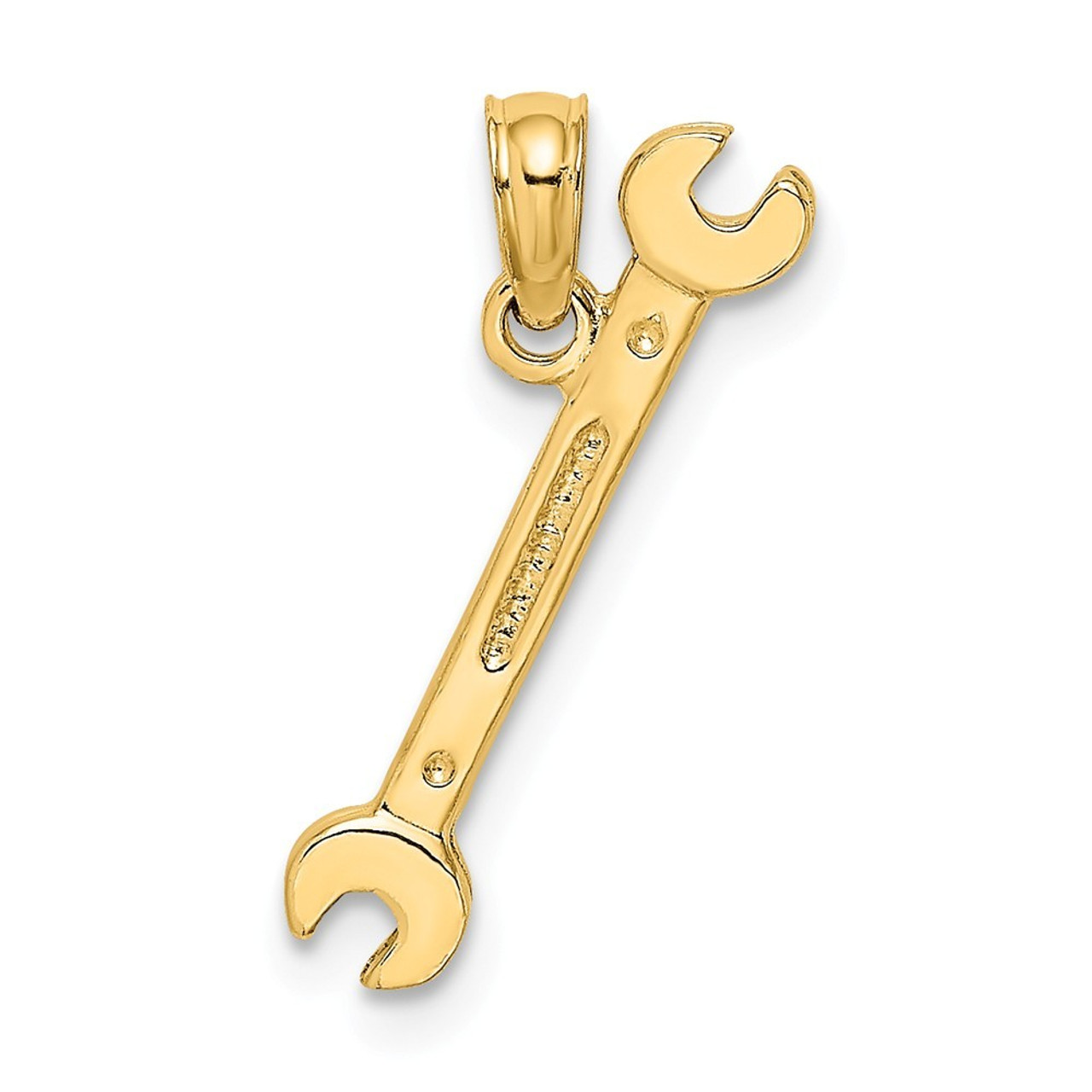 14K Gold 3D Can Opener Charm