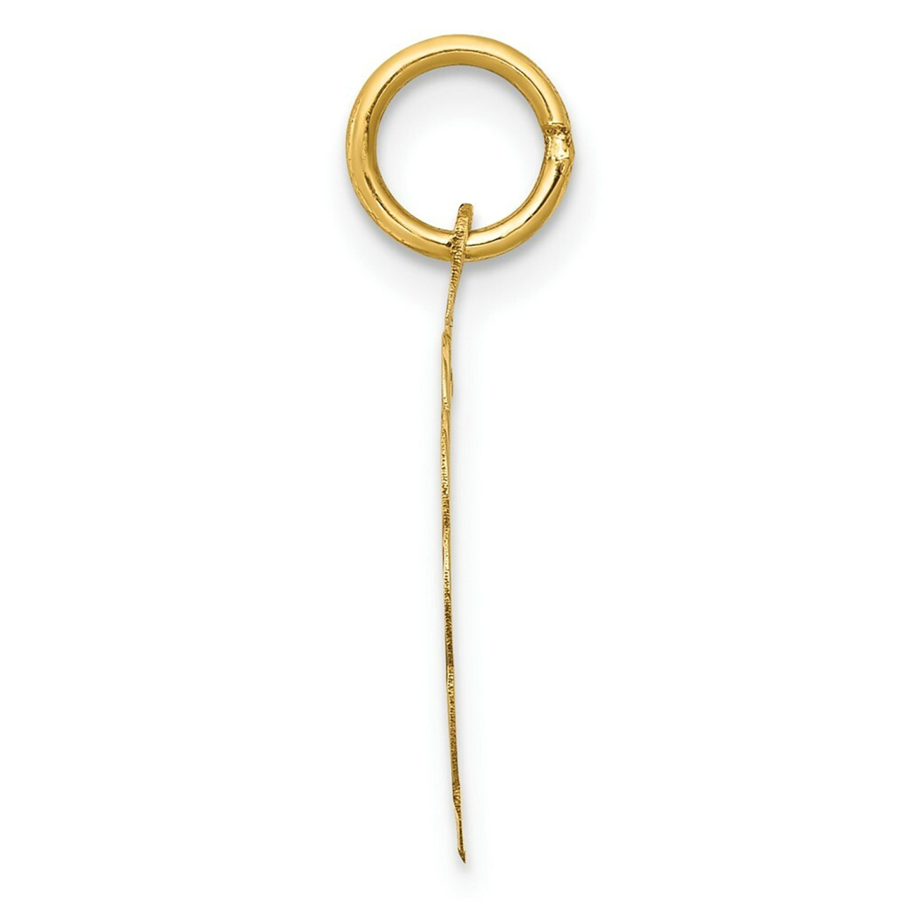 14K Yellow Gold You Are Always In My Heart Charm Pendant - (A98-664)