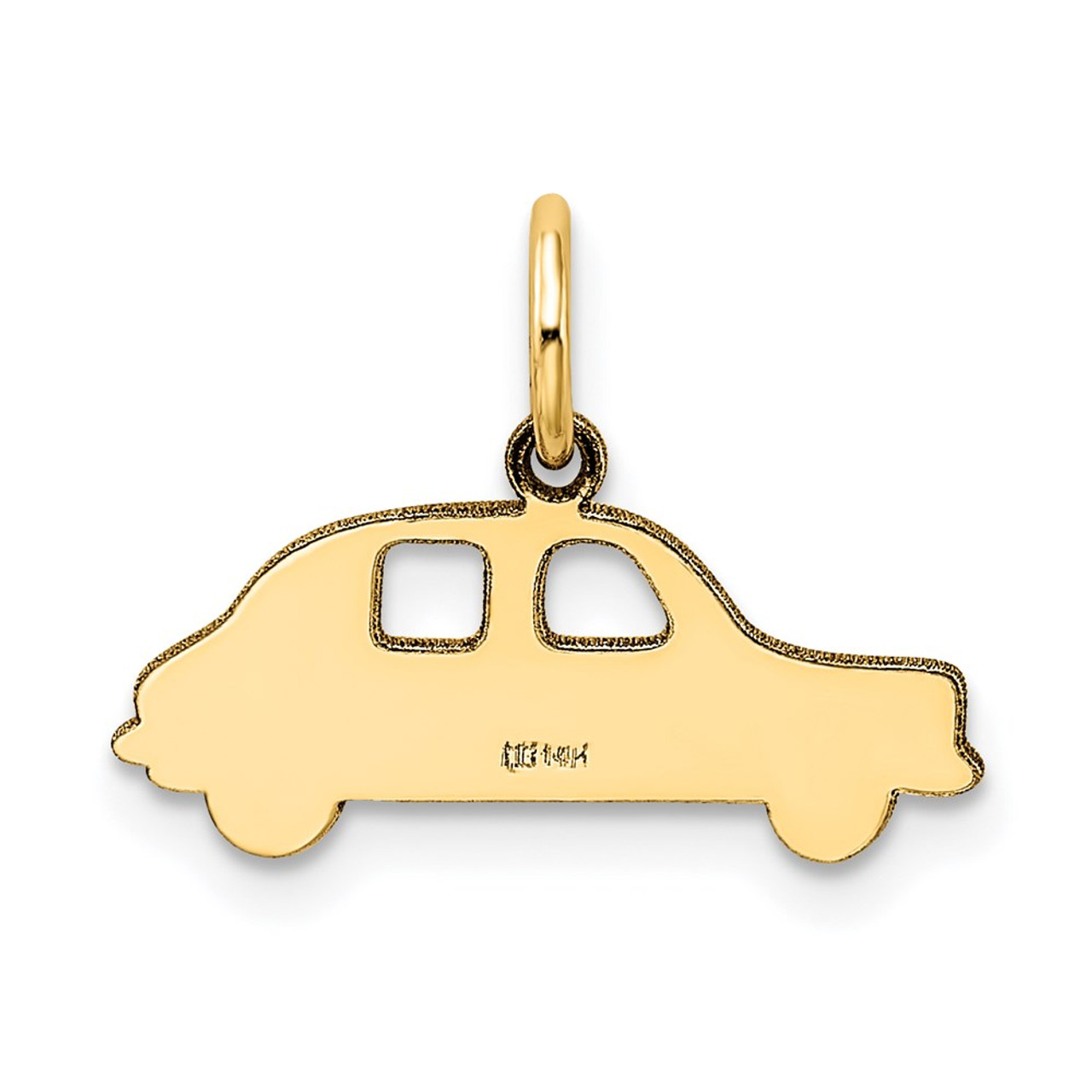 14K Yellow Gold Compact Car Charm - (B11-851)