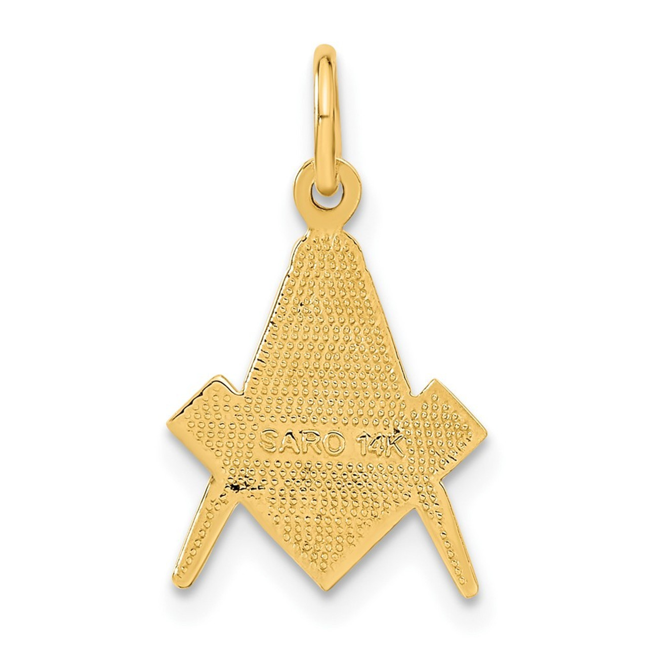 14K Yellow Gold Masonic Charm - (A83-550)