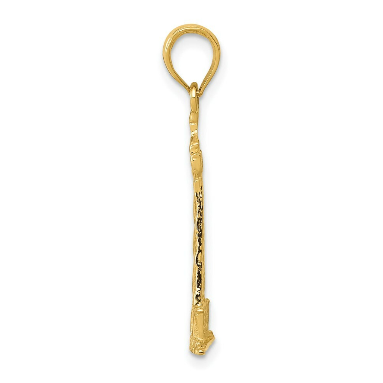 14K Yellow Gold Lighthouse Pendant - (A84-331)