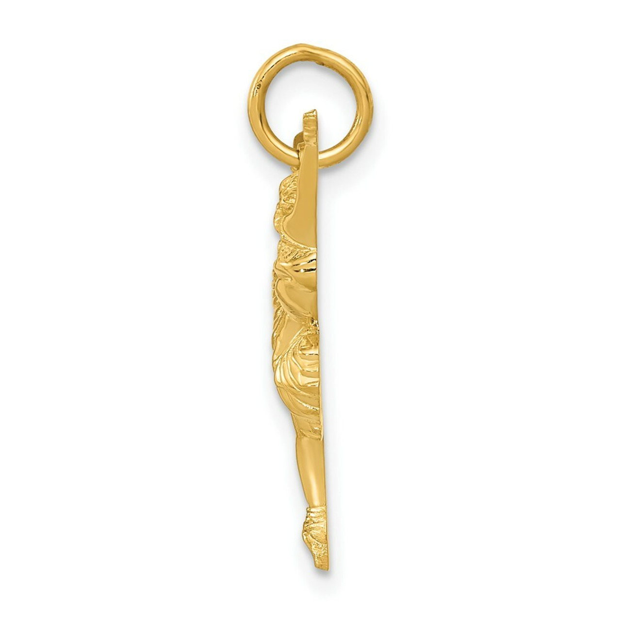 14K Yellow Gold Ballerina Charm - (A84-427)