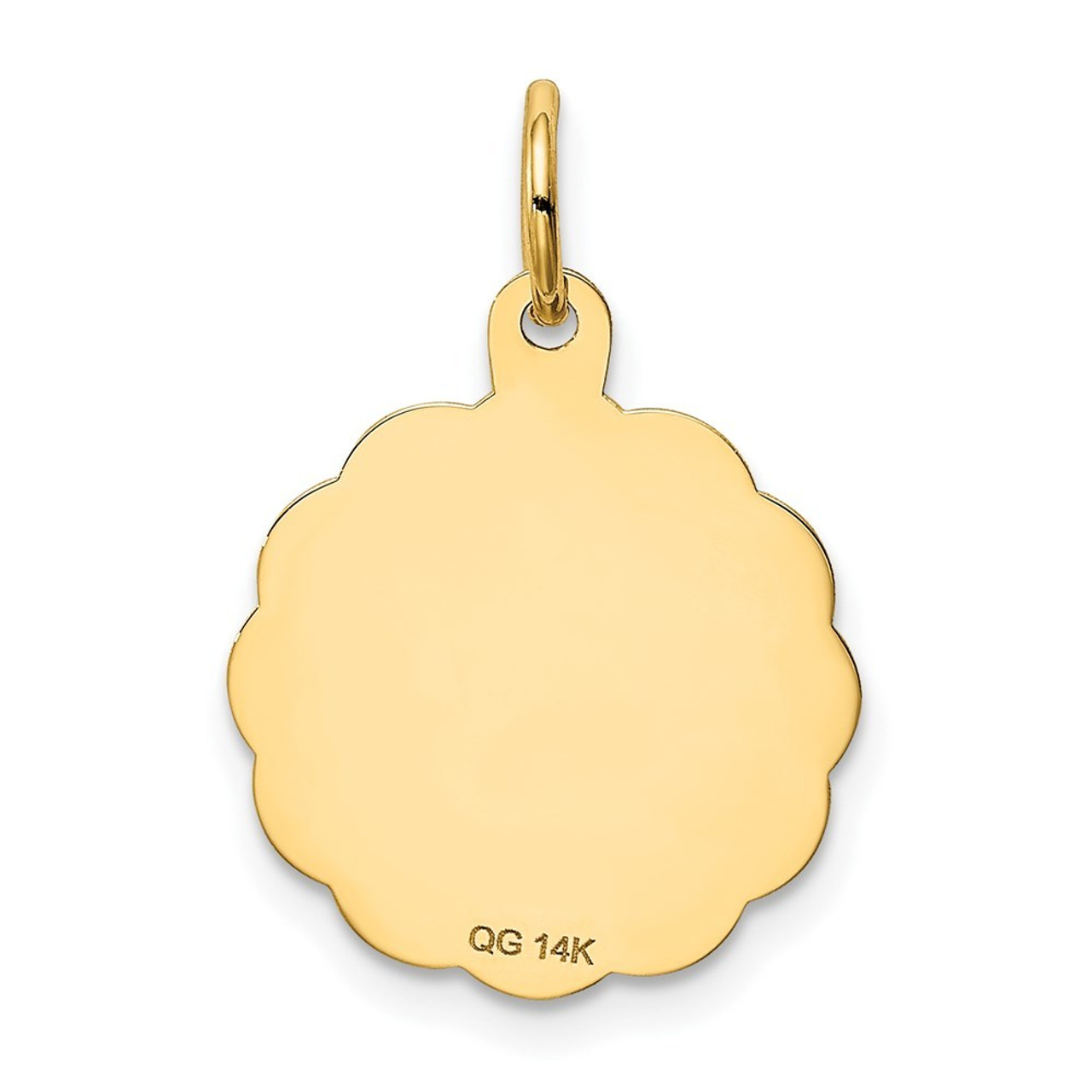 14K Yellow Gold Graduation Day Charm Pendant - (A98-686)