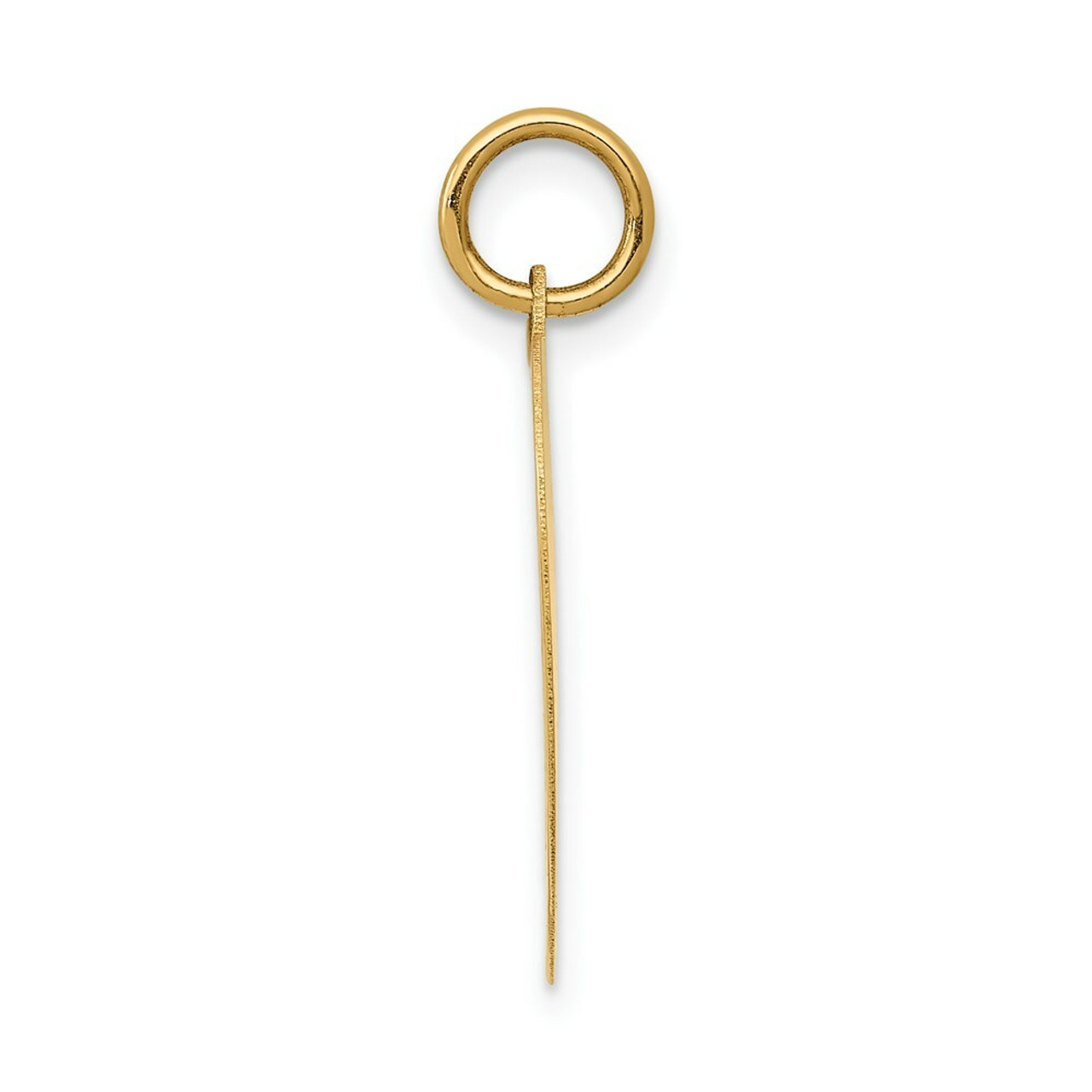 14K Yellow Gold Happy Birthday Heart Disc Charm - (A82-520)