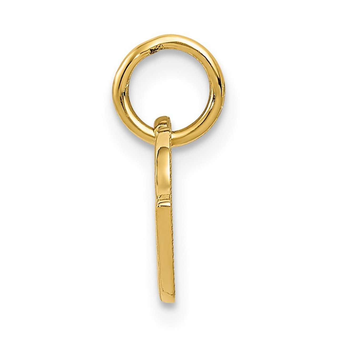 14K Yellow Gold Racing Flags Charm - (A82-982)