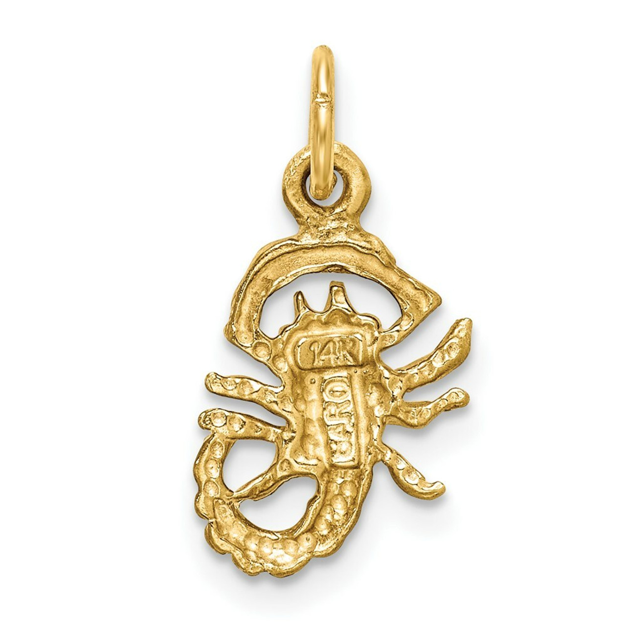14K Yellow Gold Scorpio Zodiac Charm - (A83-690)