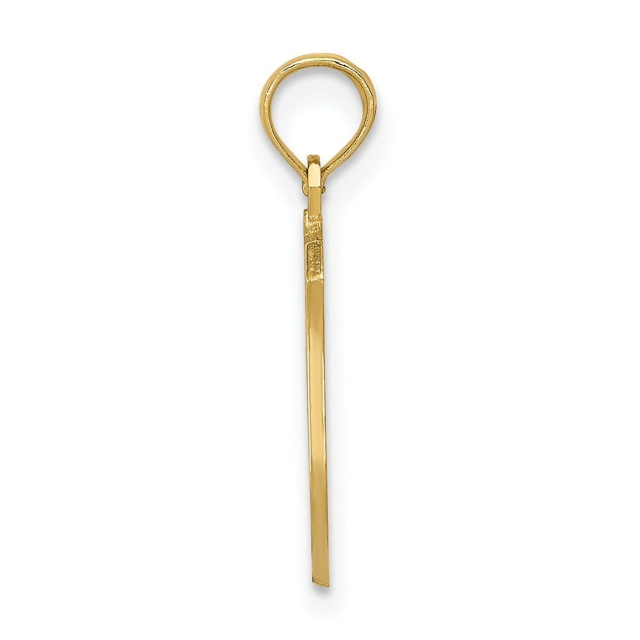 14K Yellow Gold Police Badge Pendant - (A83-121)