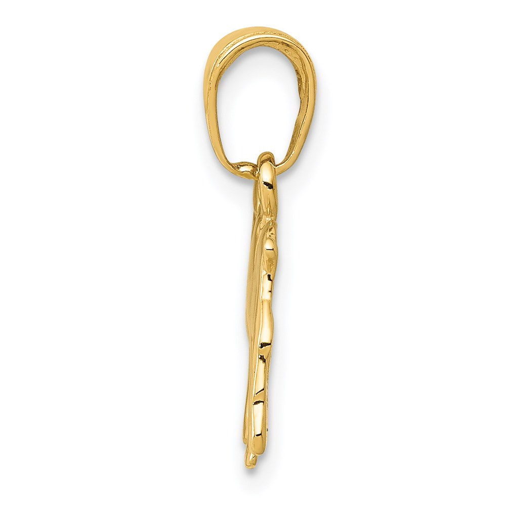 14K Yellow Gold Bulldog Charm - (A85-831) - Roy Rose Jewelry