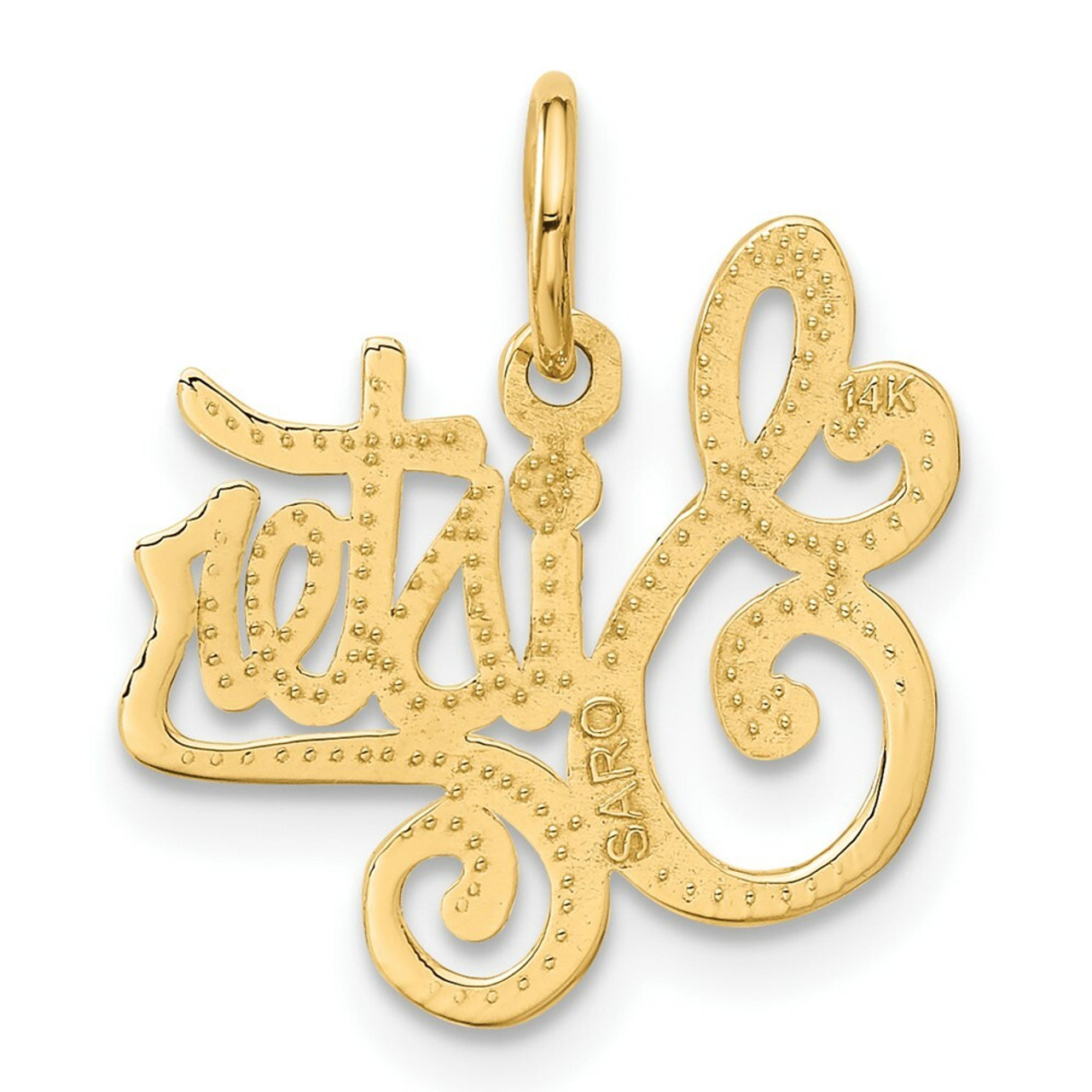 14K Yellow Gold Sister Charm - (A86-806)