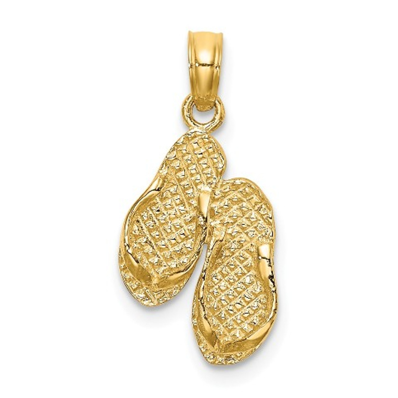 Gold flip sales flop charm