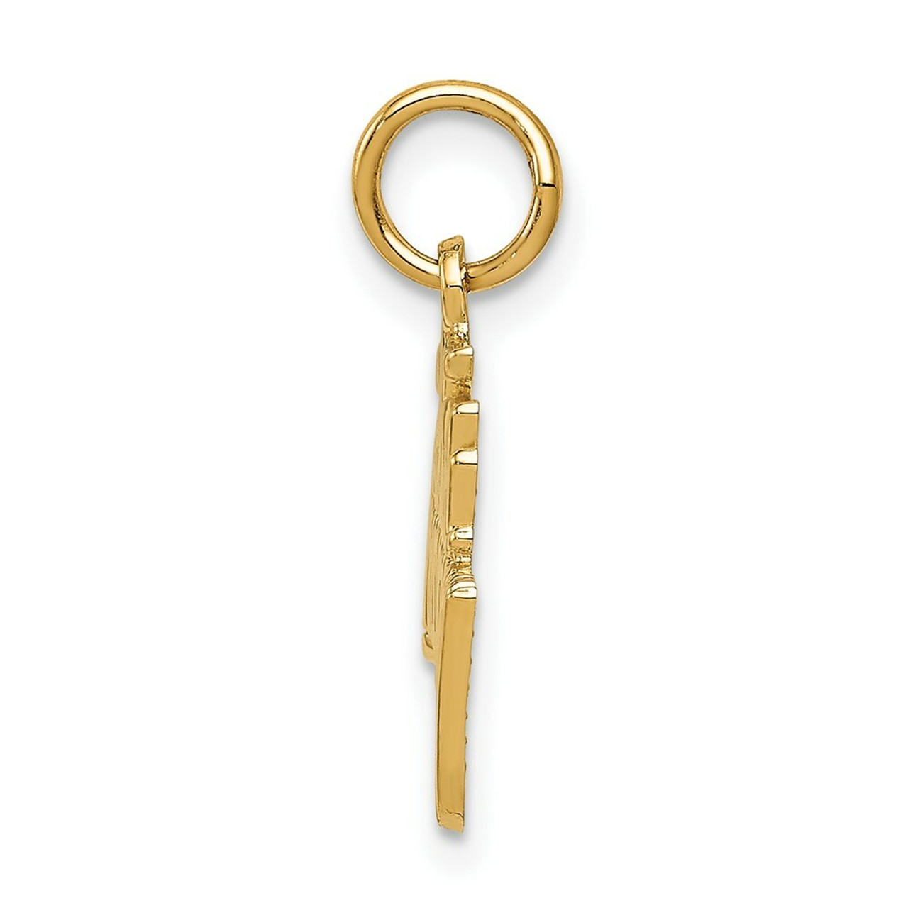 14K Yellow Gold 25th Anniversary Charm - (A83-343)