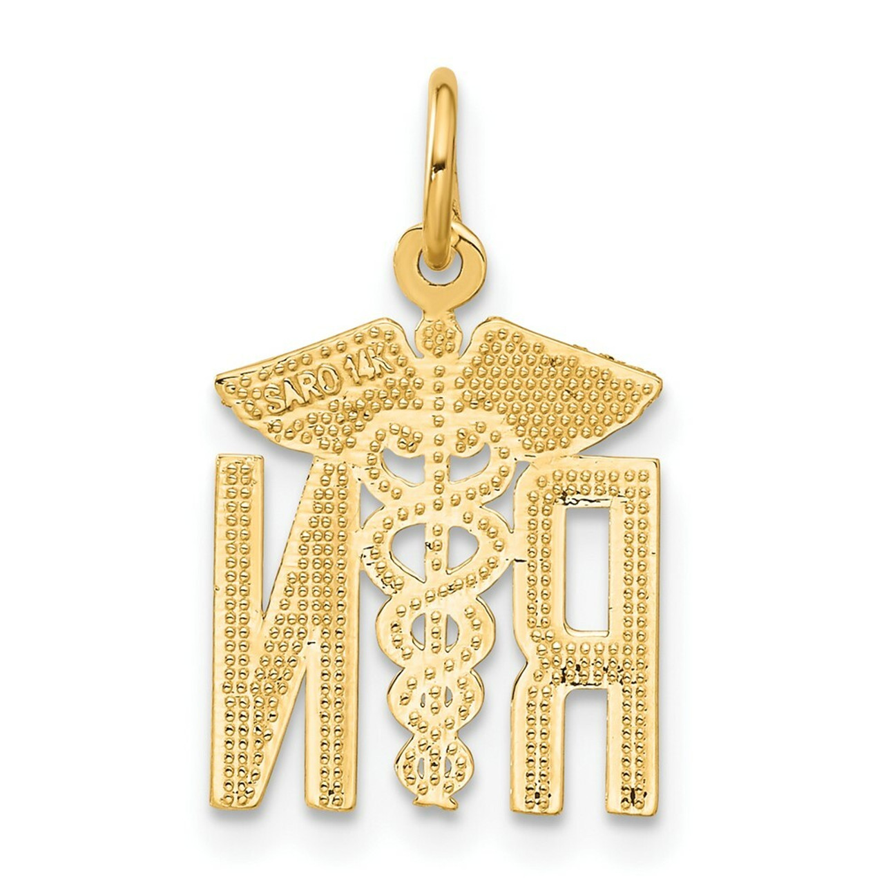 14K Yellow Gold Nurse Charm - (A83-856)