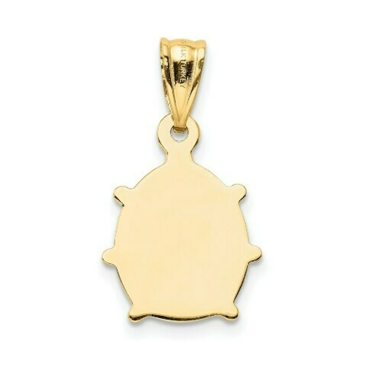 14K Yellow Gold Enameled Ladybug Charm - (A84-751)