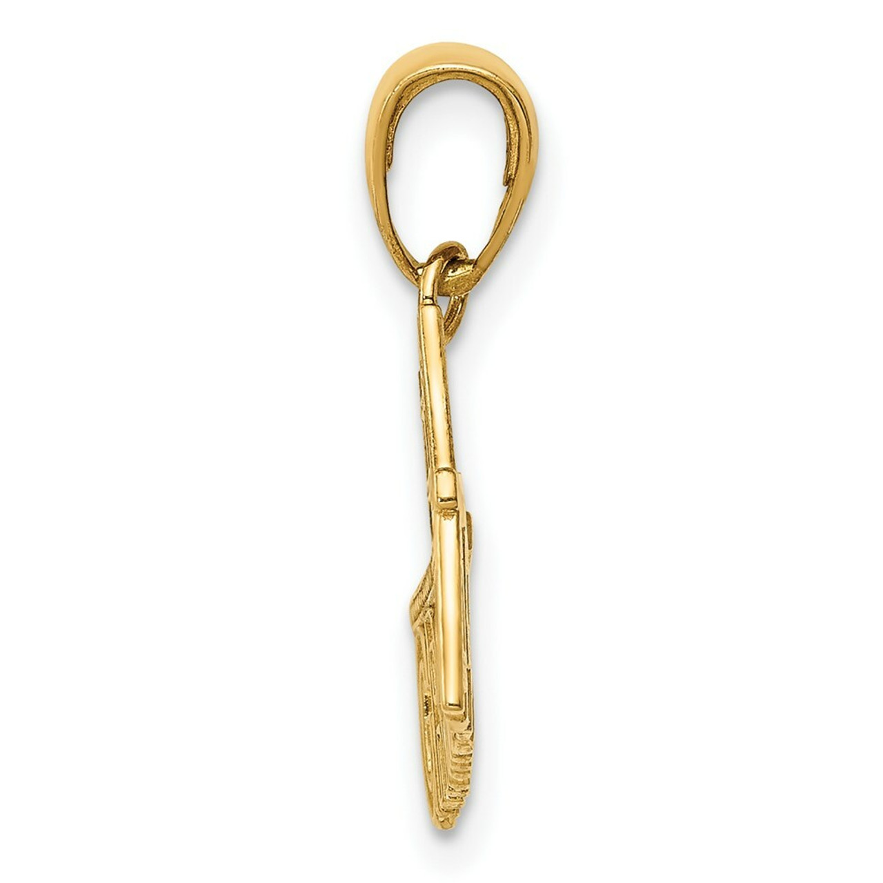 14K Yellow Gold #1 Grandpa Pendant - (A85-532)