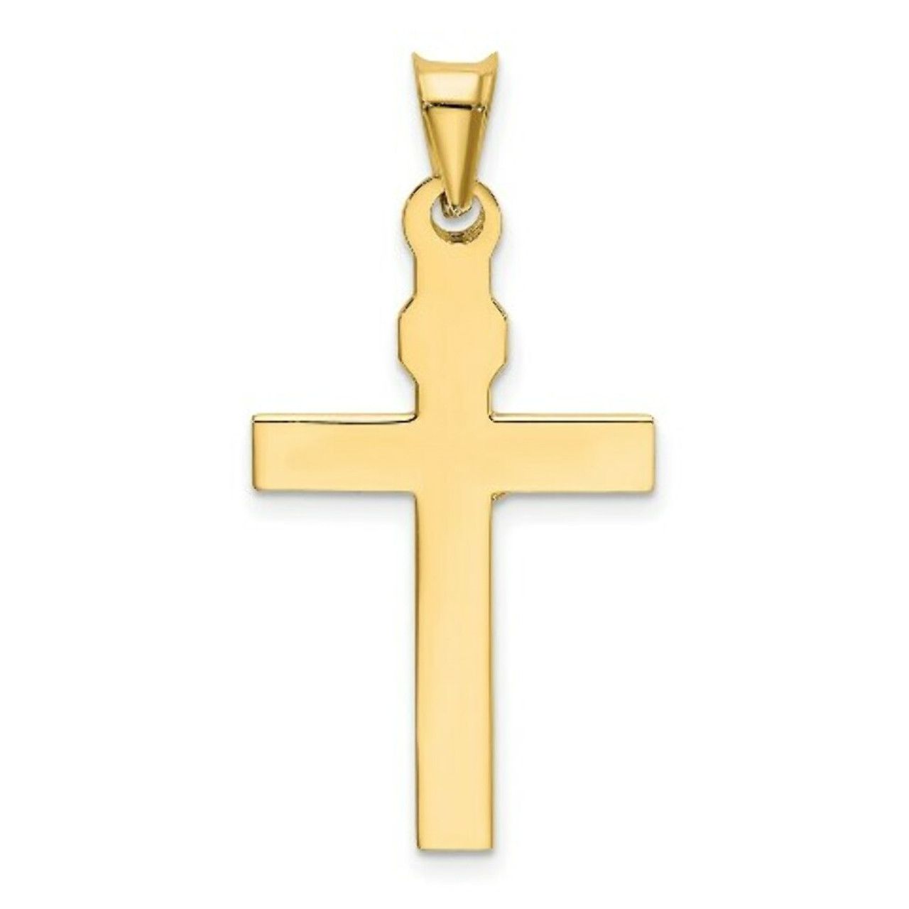 14k Two-Tone Gold Crucifix Pendant - (A85-843)