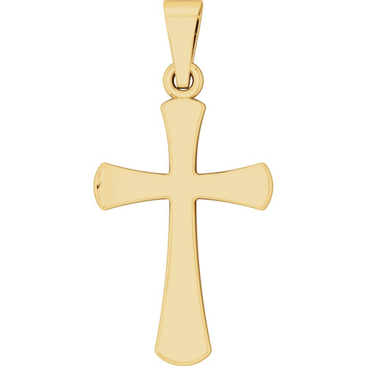 Macy's Children's Two-Tone Crucifix Pendant Necklace in 14k Gold - Macy's