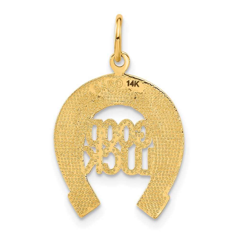 14K Yellow Gold Horseshoe Good Luck Charm - (A82-948) - Roy Rose