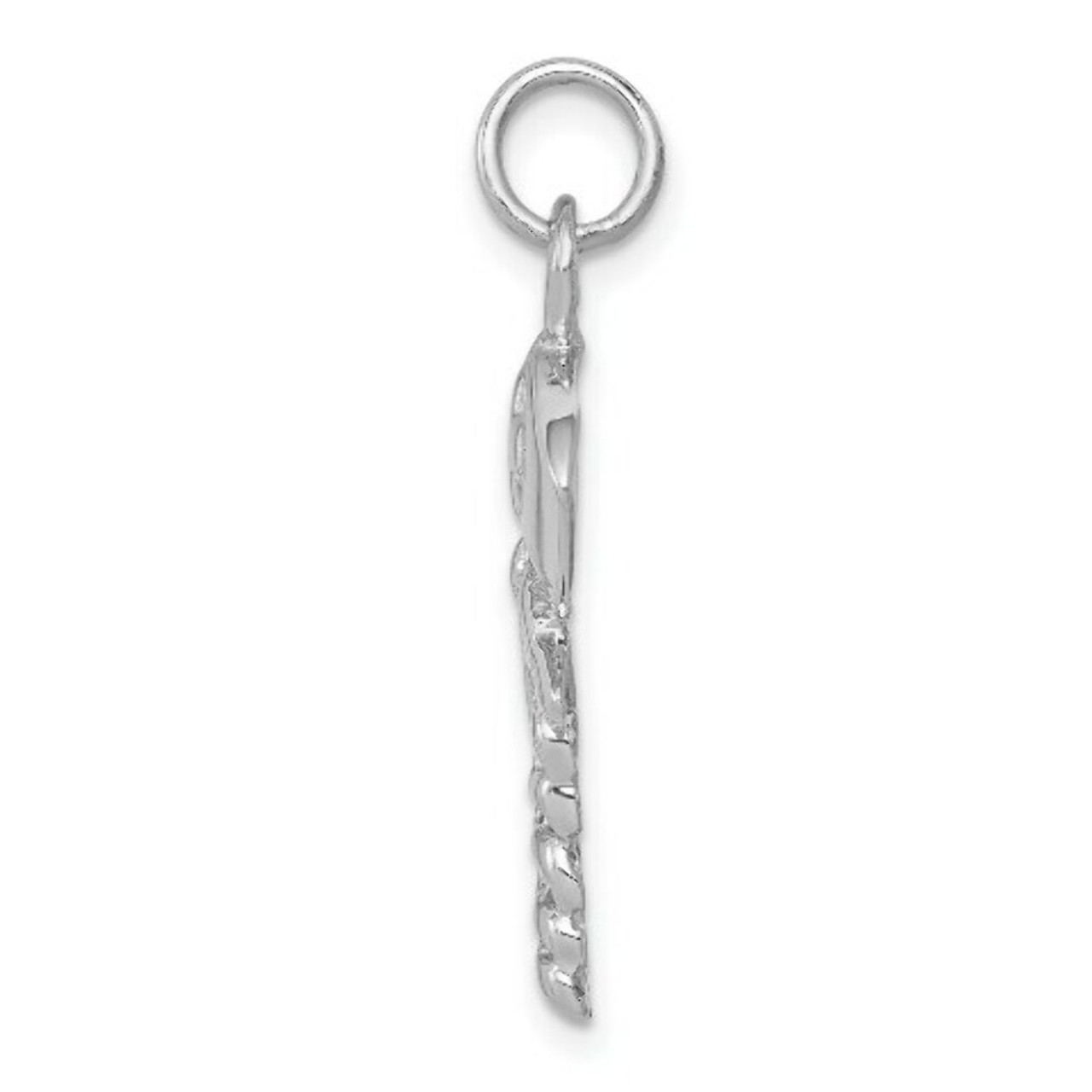 14K White Gold Nurse Symbol Charm - (A86-383)