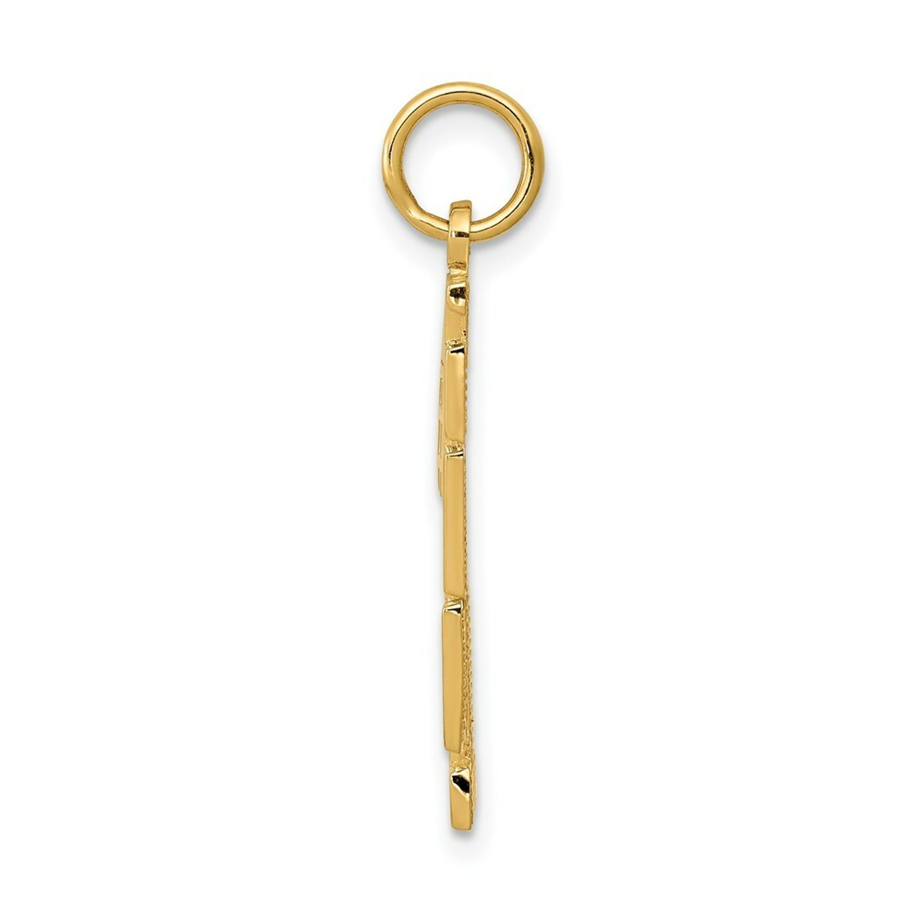14K Yellow Gold #1 Son Charm - (A86-798)