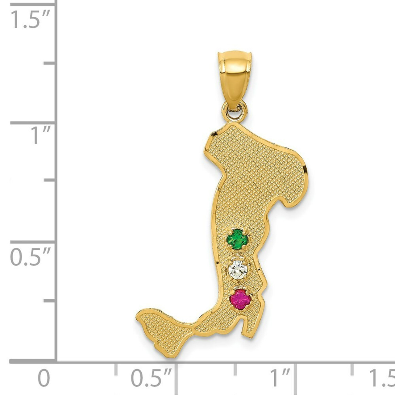 14K Yellow Gold Italy Charm - (A86-611)