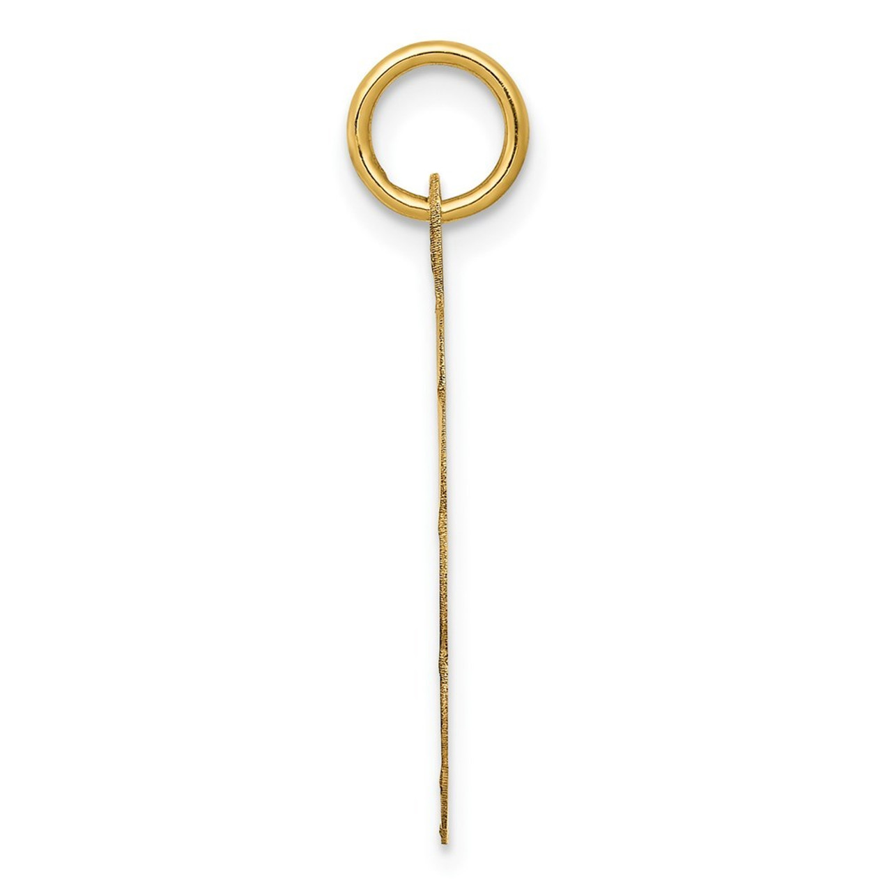 14K Yellow Gold Happy Birthday Charm Pendant - (A98-764)