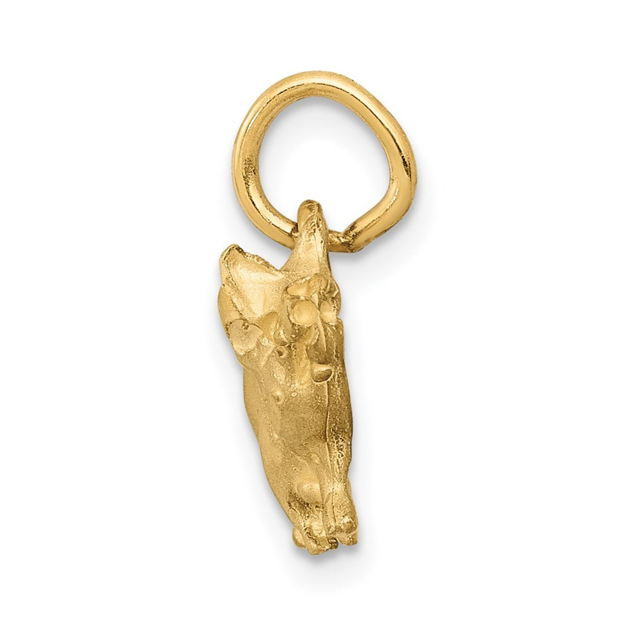 14K Yellow Gold Pig Charm - (A82-865)
