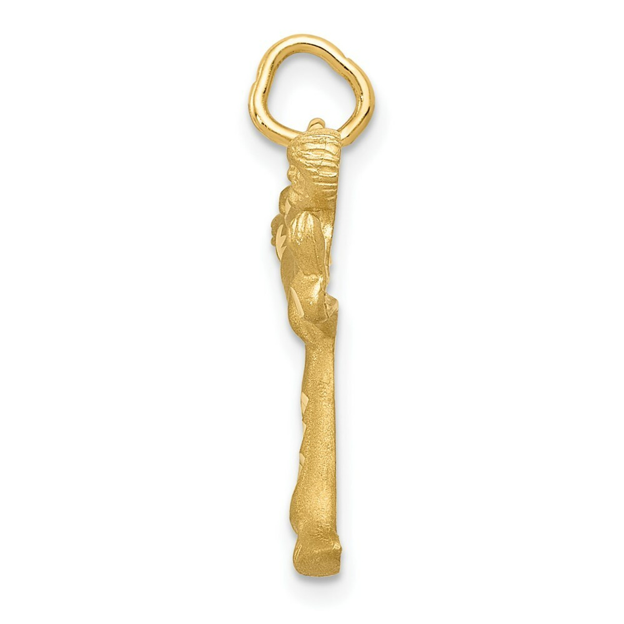 14K Yellow Gold Male Karate Charm - (A82-879)