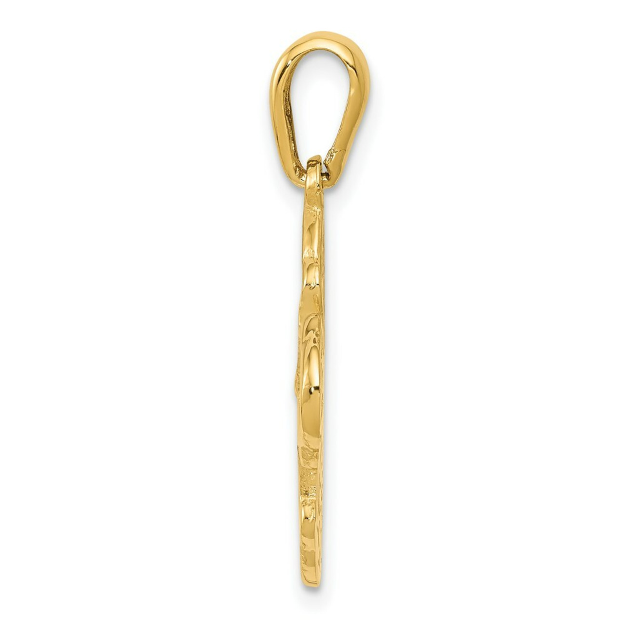 14K Yellow Gold Four Way Medal Pendant - (A84-668)