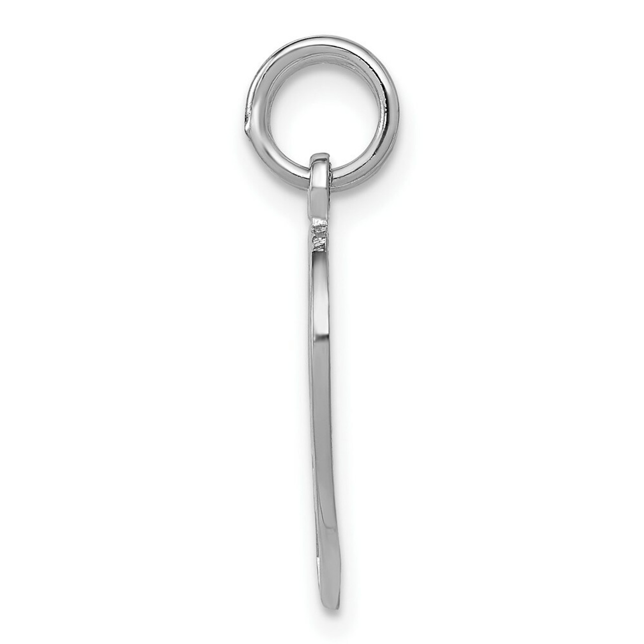 14K White Gold Best Friend Break-apart Charm Pendant - (A98-415)