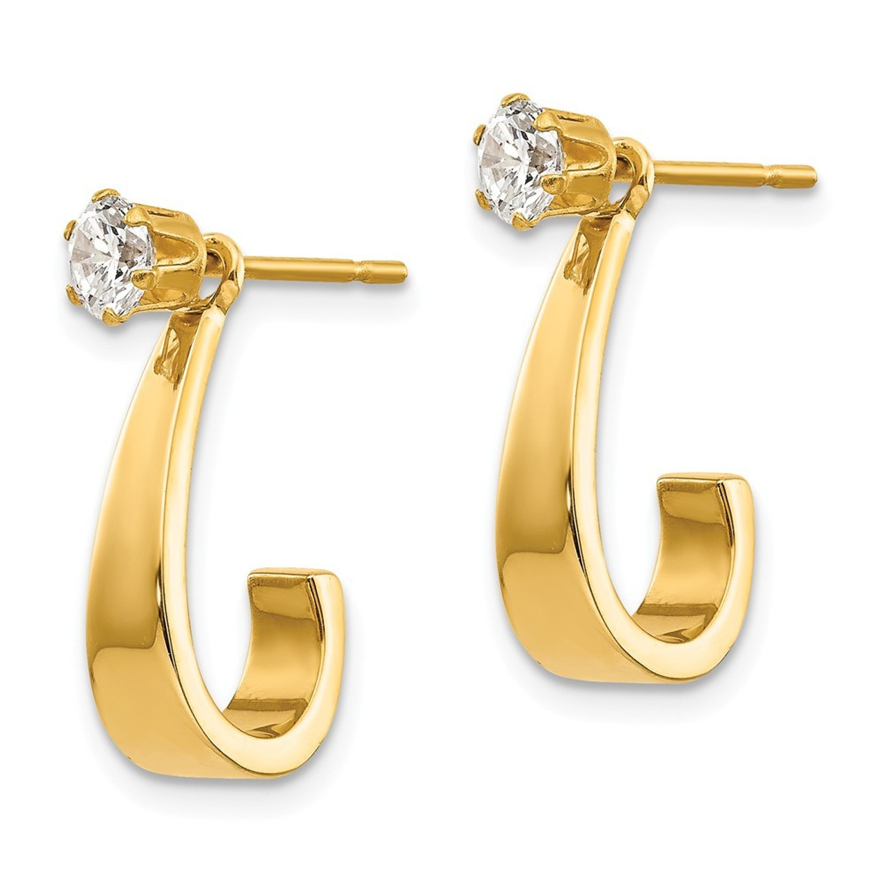 Plain Gold Earrings - Lagu Bandhu