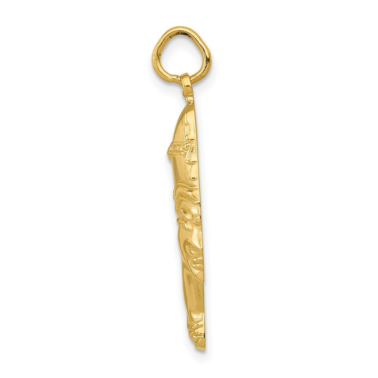 14K Yellow Gold Queen Nefertiti Charm - (A84-433)