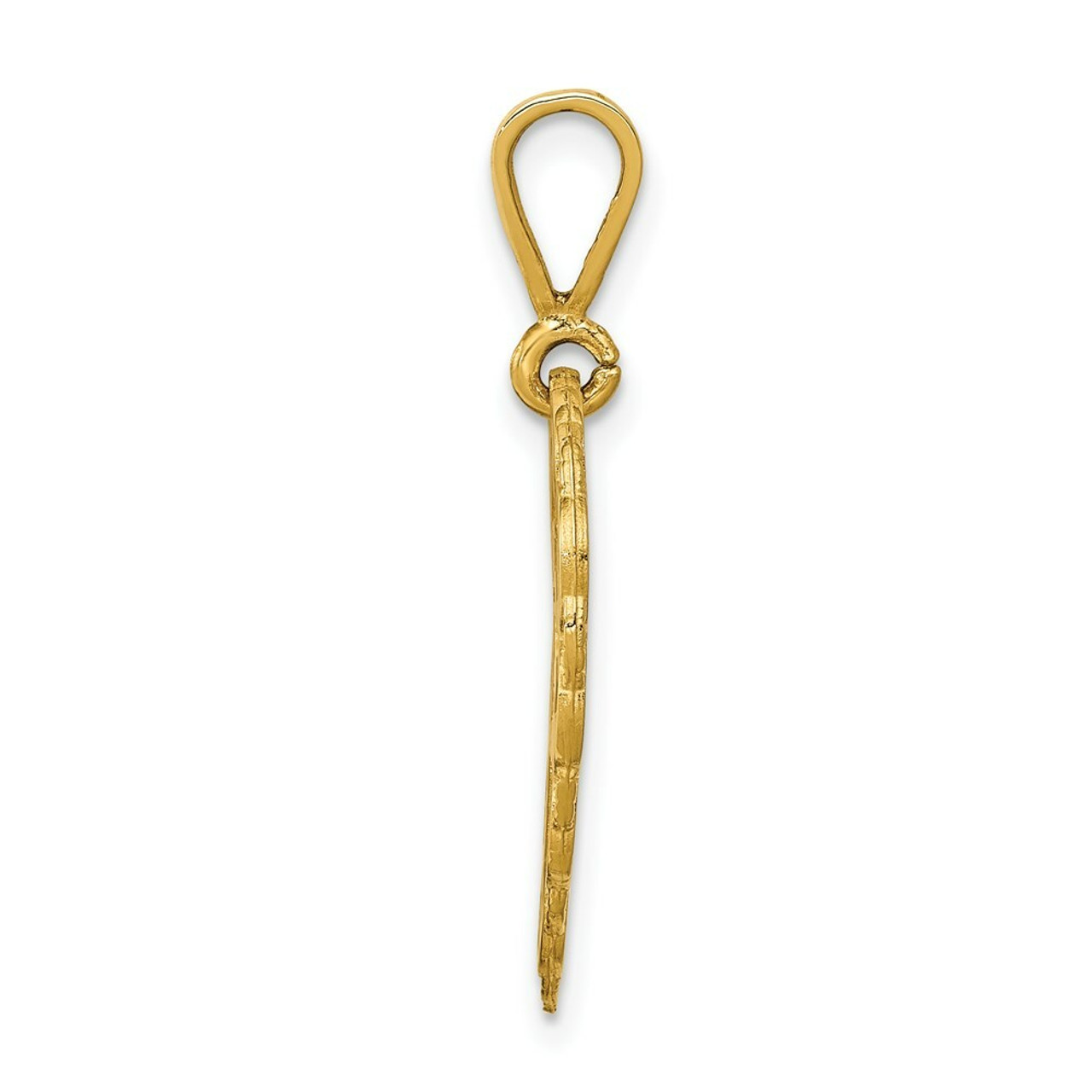 14K Yellow Gold for My Mom Charm - (A82-908)