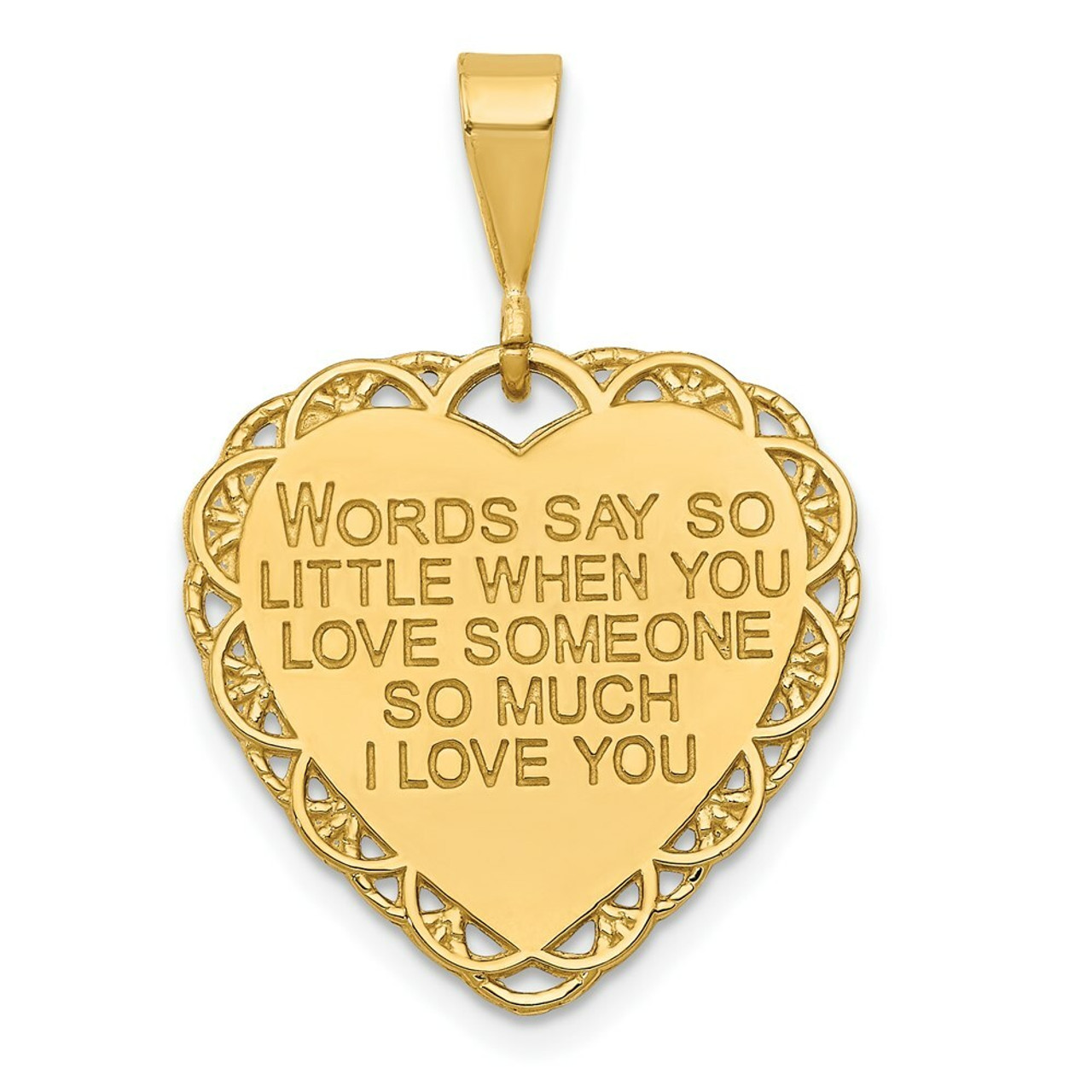 14K Yellow Gold for My Mom Charm - (A82-908)