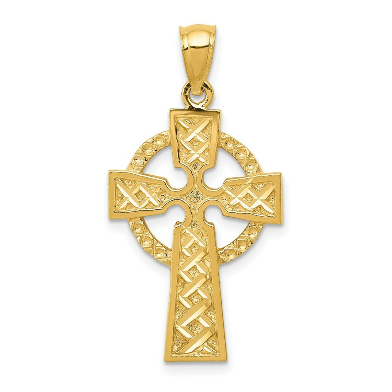 14K Gold St Brigid Cross Necklace | Walker Metalsmiths